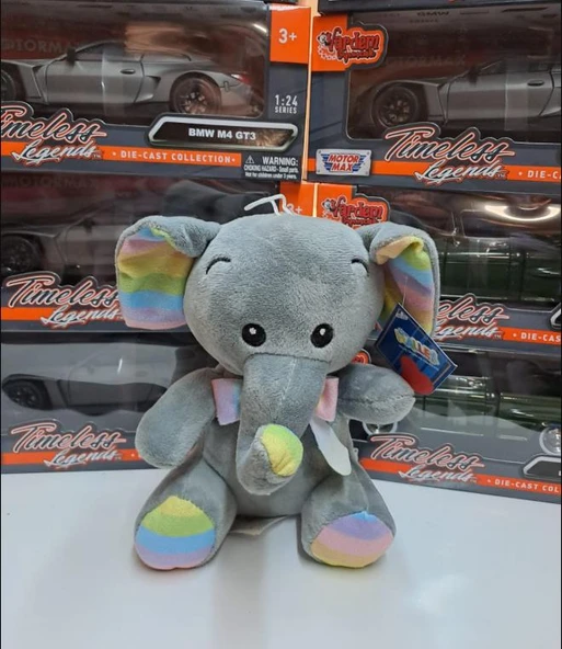 Oyuncak Peluş Sevimli Uyku Arkadaşı Fİl 20 cm - 3