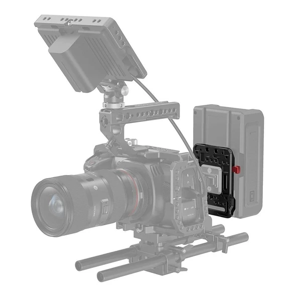 SmallRig 2988 V Montajlı Akü Plakası - Resim 4