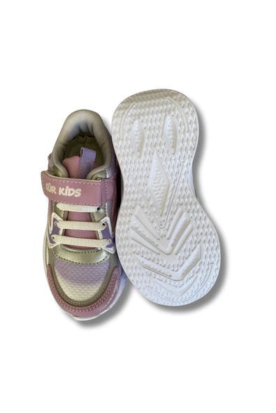 Gür Kids Kız Çocuk Spor Ayakkabısı 26-35 Pembe-Lila - 4