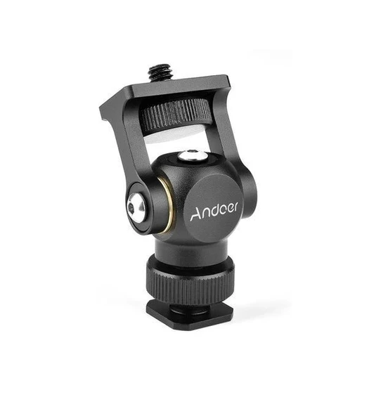 Andoer D8053 Monitör LED Işık Montaj Mini Top Kafası ürün görseli