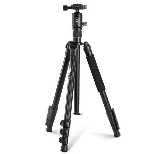 Kingjoy Profesyonel G555+G0 Hafif Seyahat Tripod ürün görseli