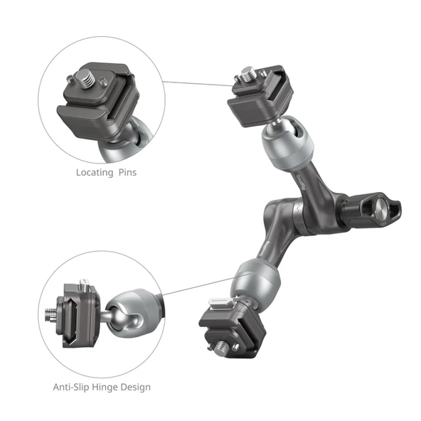 SmallRig 4490 HawkLock H21 Hızlı Çıkarma Rozet Sihirli Kol (7'') - Resim 3