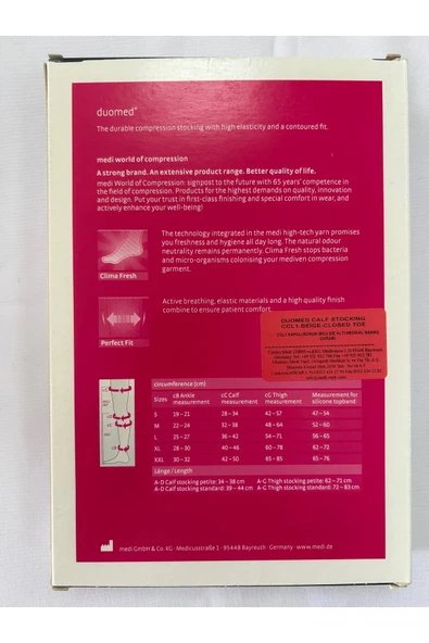 Mediven Diz Altı Çorabı düşük basınç burnu kapalı - Resim 2