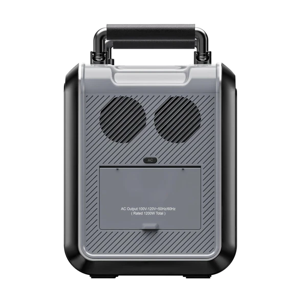 PATONA 9969 Platinum Taşınabilir Güç İstasyonu 1200 960Wh PD100W USB-C USB-A AC LED Işık LiFePO4 - Resim 4