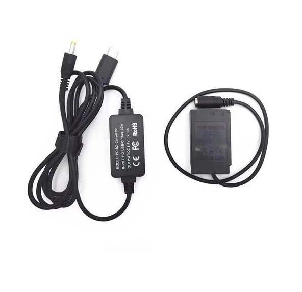 OEM Marka USB C EP-5C EN-EL20 Kukla Pil Adaptörü Nikon P1000 için - Resim 2