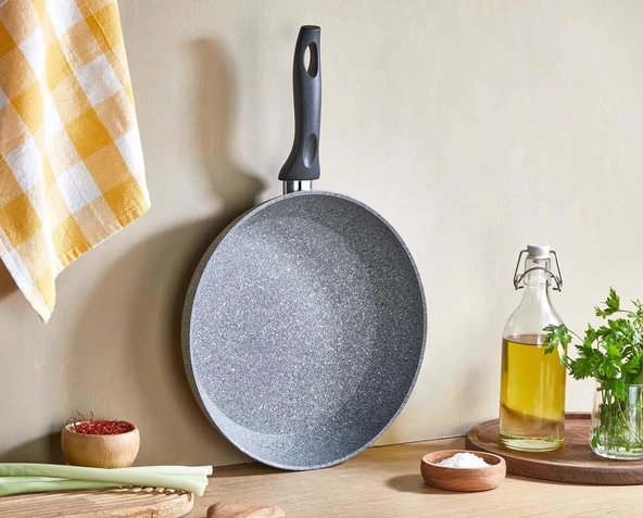 Falez Granit Tava 26 CM ve Cam Yağdanlık - 2