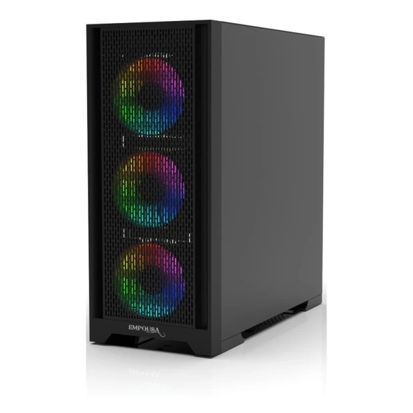 Inca Empousa EMG-17XB USB 3.2 ARGB eATX Mid Tower Siyah Kasa - Resim 3