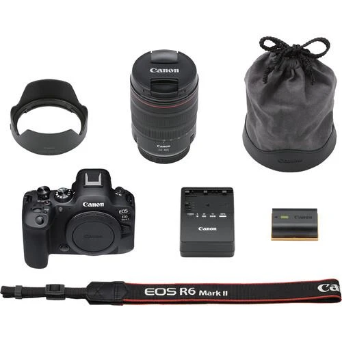 Canon EOS R6 Mark II RF 24-105MM F/4 L IS USM Lens Kit - 8