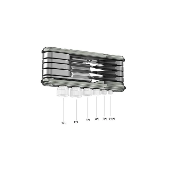 SmallRig TC2713  9'u 1 Arada Katlanır Çok Amaçlı Alet Seti - Resim 2