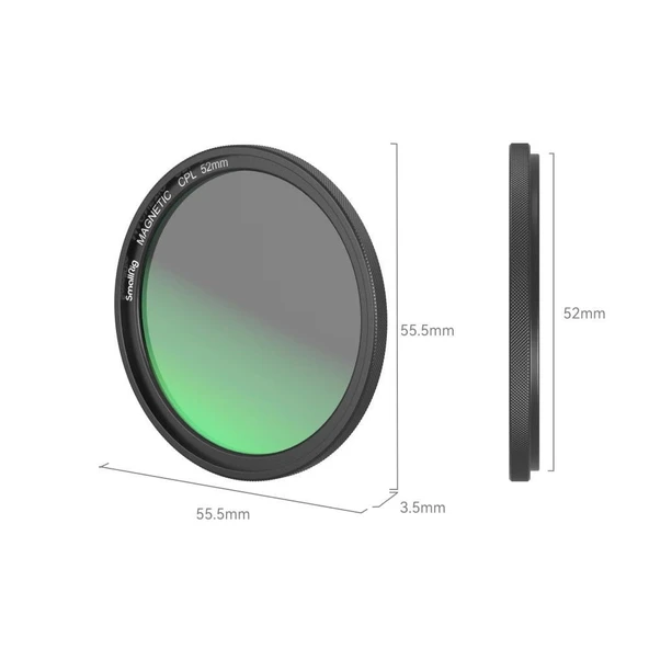 SmallRig 4216 MagEase Manyetik CPL Filtre (52mm) - Resim 2