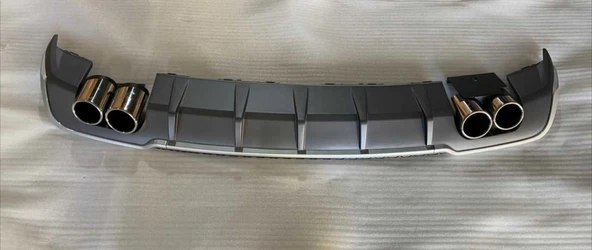 AUTOGP Audi S3 arka tampon difüzörü model sedan 2016+ 8v egzozlu - 4