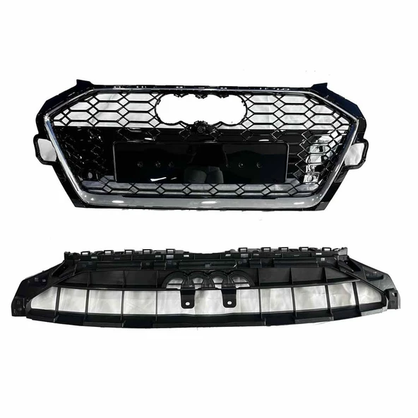 AUTOGP Audi a4 rs4 ön panjur ızgara krom siyah 2019 / 2023