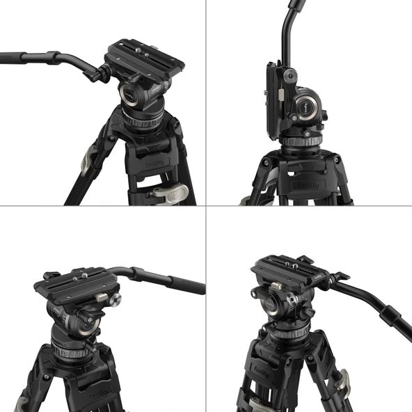 SmallRig 4465 AD-Pro8  FreeBlazer Karbon Fiber Video Tripod - 5