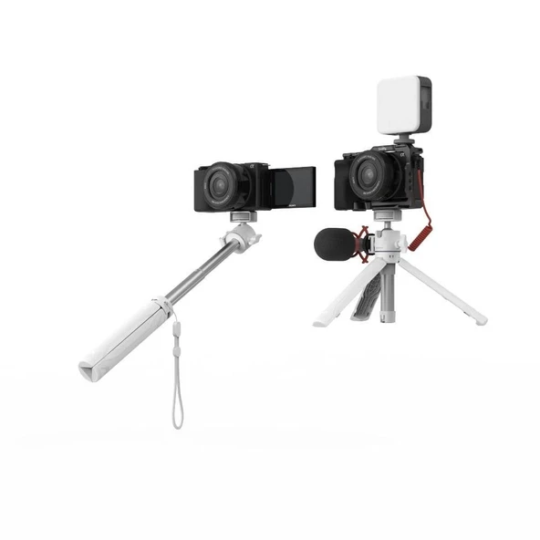 SmallRig 3825B VT-15 Beyaz Vlog Tripod - 1
