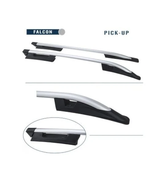 NİKEN Vw amarok tavan çıtası port bagaj taşıyıcı falcon gri 2009+ - 2