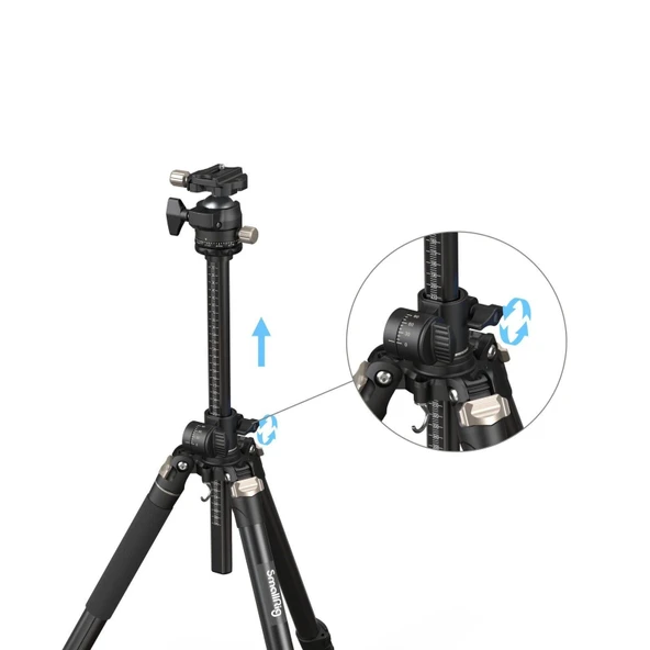 SmallRig 4288 CT200 Yanal Merkezli Sütun Tripod - 4