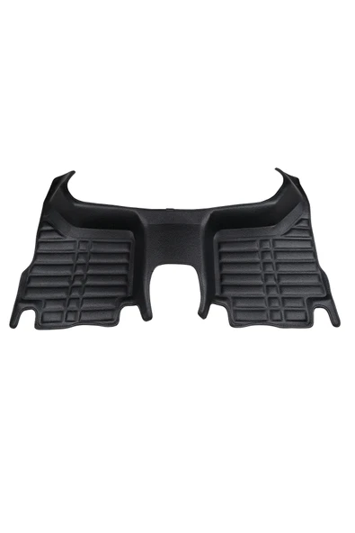 5D Dikişsiz (press) Deri Havuzlu Paspas Siyah Volswagen Amarok 2023-2025 ile uyumlu - Resim 3