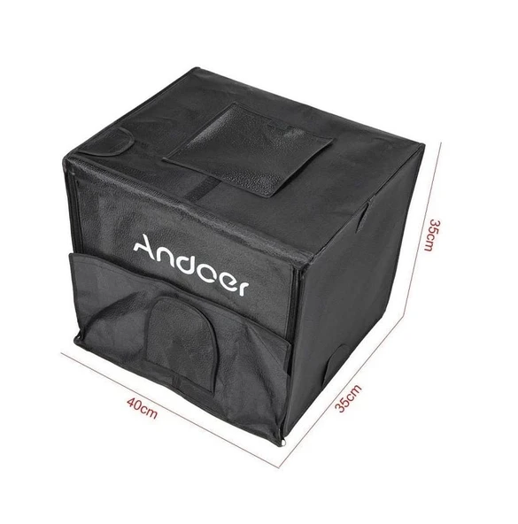 Andoer D3511 40x35x35 Katlanabilir Ürün Çekim Çadırı - Resim 2