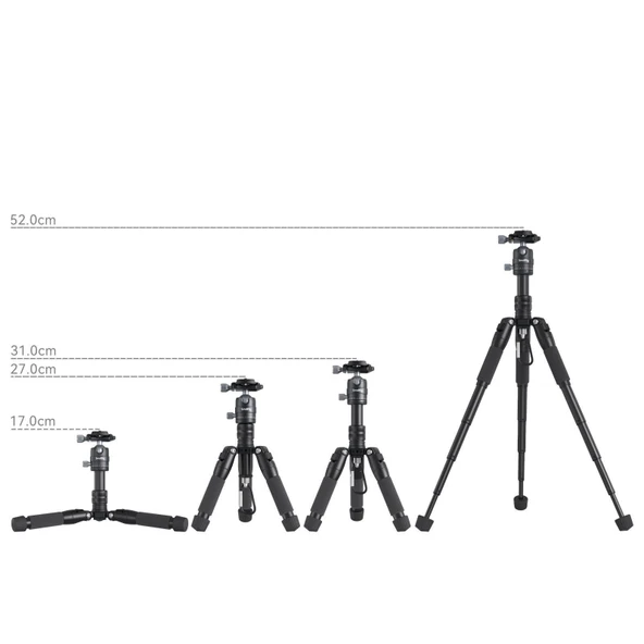 SmallRig 4289 VT-20 Aluminum Mini Tripod - Resim 4