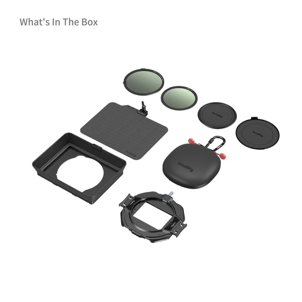 SmallRig 4411 Ayarlanabilir Kelepçeli ve VND Kiti Mat Kutu - Resim 5