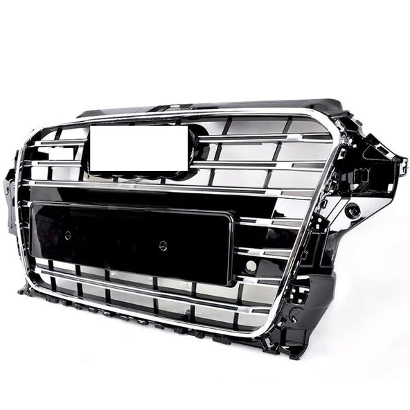 AUTOGP Audi a3 s3 ön panjur ızgara krom siyah 2013 / 2016