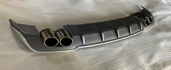 AUTOGP Audi S3 arka tampon difüzörü model sedan 2016+ 8v egzozlu - 3