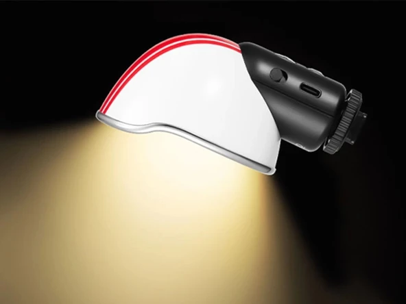 Zeniko VC3Bi Bi-Color Retro Kamera Üstü LED Işık - Resim 6