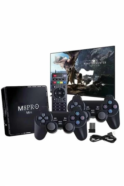M8 PRO MINI 4 8 10 K HD HDR Android Tv 5G Retro 10000 Oyunlu - 1