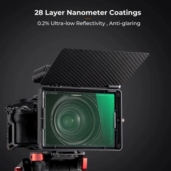 K&F NANO-X Black Mist 1/8  4x5.65 Filtre Tilta ve SmallRig ve Diğer Matbox ile Uyumlu 4mm HD Optik Cam - Resim 5