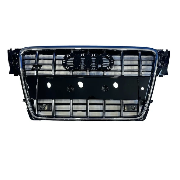 AUTOGP Audi a4 s4 ön panjur ızgara krom siyah 2008 / 2011