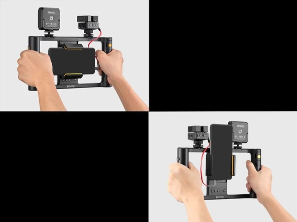 Zeniko MR11 LED'li Vlog Telefon Kiti - 4