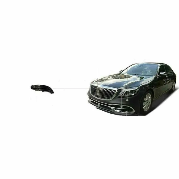 AUTOGP Mercedes w222 maybach ön tampon ızgarası sol