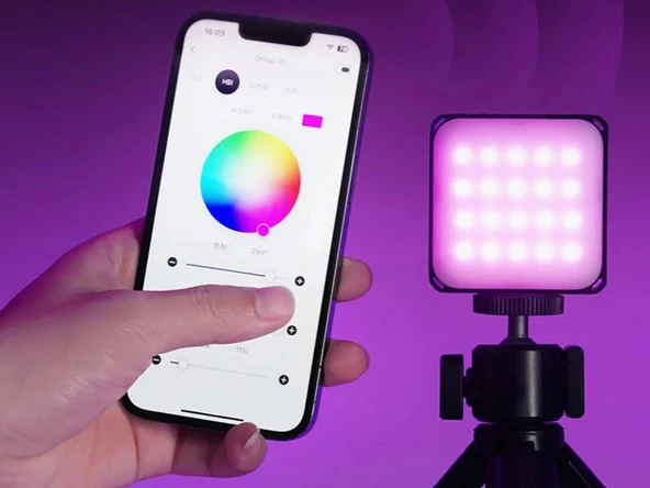 Zeniko VS5-R RGB Mini LED Işık - Resim 6