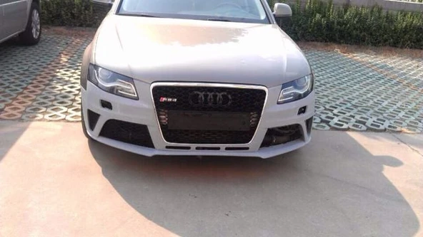 AUTOGP Audi A4 RS4 ön tampon ve panjur seti b8 2008 / 2012 ürün görseli 1