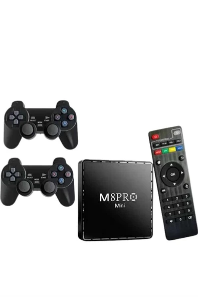 Android Tv Box 2.4g 10k Ultra Hd 2gb Ram 64gb Hafıza 10000 Retro Oyunlu Konsol Game Stick M8 Pro - 3
