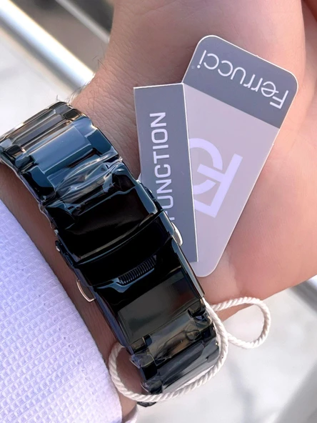 Ferrucci 2 Yıl Garantili Çelik Kordon İç Kadran Özellikleri Aktif 3 Atm Erkek Kol Saati EF.03372.02 - 4