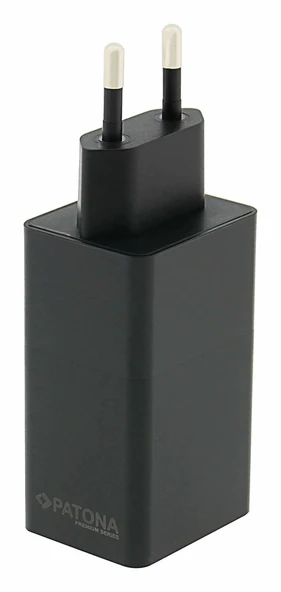 Patona Premium GaN PD65W Adaptör 2xUSB-C 1xUSB-A PD3.0 QC3.0 - Resim 3