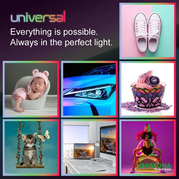 PATONA Premium RC30 RGB Tüp Fotoğraf ve Video Işığı - Resim 2