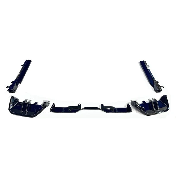 AUTOGP Bmw g60 arka tampon difüzörü performance pianoblack 2024+