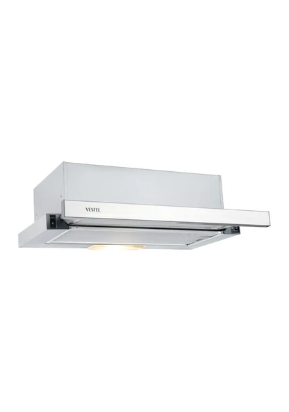 Vestel Truva Sürgülü Aspiratör Inox - 1