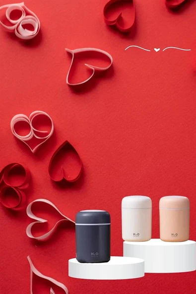 Sevgiliye Hediye Led Işıklı Hava Nemlendirici USB Şarjlı Sevgiliye Özel - Resim 3