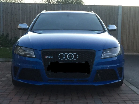 AUTOGP Audi A4 RS4 ön tampon ve panjur seti b8 2008 / 2012 - Resim 3