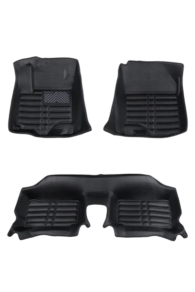 5D Dikişsiz (press) Deri Havuzlu Paspas Siyah Suzuki Vitara 2015-2025 ile uyumlu - Resim 4