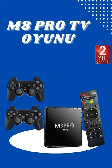M8 PRO MINI 4 8 10 K HD HDR Android Tv 5G Retro 10000 Oyunlu - 2