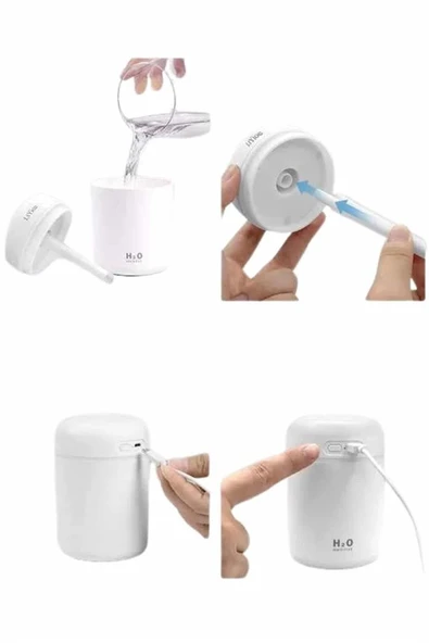 Sevgiliye Hediye Led Işıklı Hava Nemlendirici USB Şarjlı Sevgiliye Özel - Resim 5