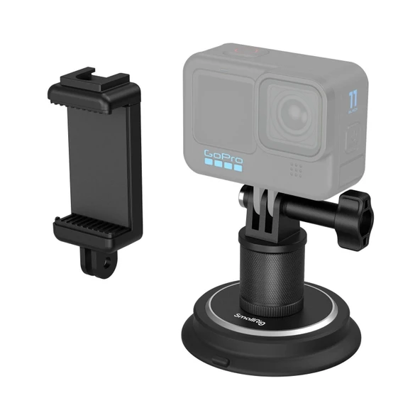 SmallRig 4347 Vantuz  Montaj Desteği Aksiyon Kameraları için - 1
