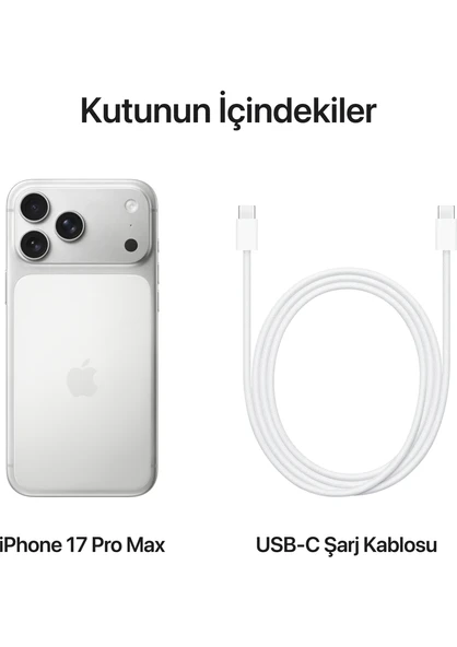 iPhone 17 Pro Max 256 GB Gümüş - 6