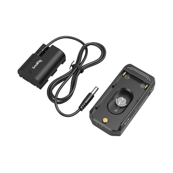 SmallRig 4340 NP-F Pil  Montaj Plakası Kiti LP-E6NH Sahte Pil Güç Kablosu  İle ürün görseli