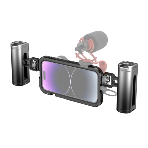 SmallRig 4076 iPhone 14 Pro için Mobil Video Kafes Kiti - Resim 3