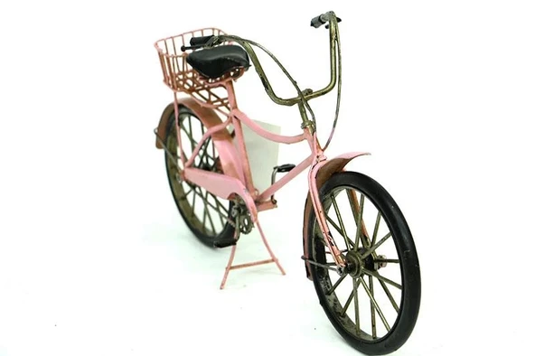 Dekoratif Metal Bisiklet Vintage Biblo Hediyelik - Resim 2
